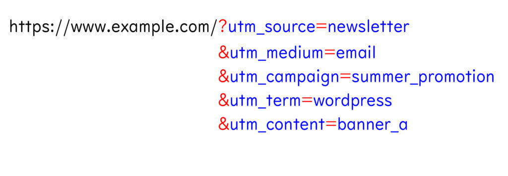 UTMパラメータの例
