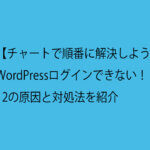 【チャートで順番に解決】WordPressログインできない！12の原因と対処法