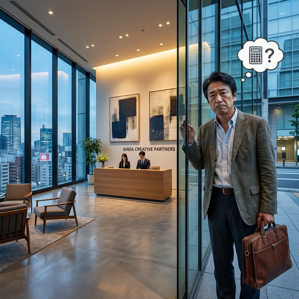 都心の制作会社のオフィスは、銀座や渋谷、六本木といった一等地にあり、内装も洗練されています。受付にはスーツを着た社員が並び、会議室はガラス張りでデザイナーズ家具が配置されています。
こうした環境に、地域密着型の中小企業経営者が足を踏み入れると、どうしても「自分のような小さな会社が相談に来ても、相手にされないのでは?」という不安を感じてしまうのです。