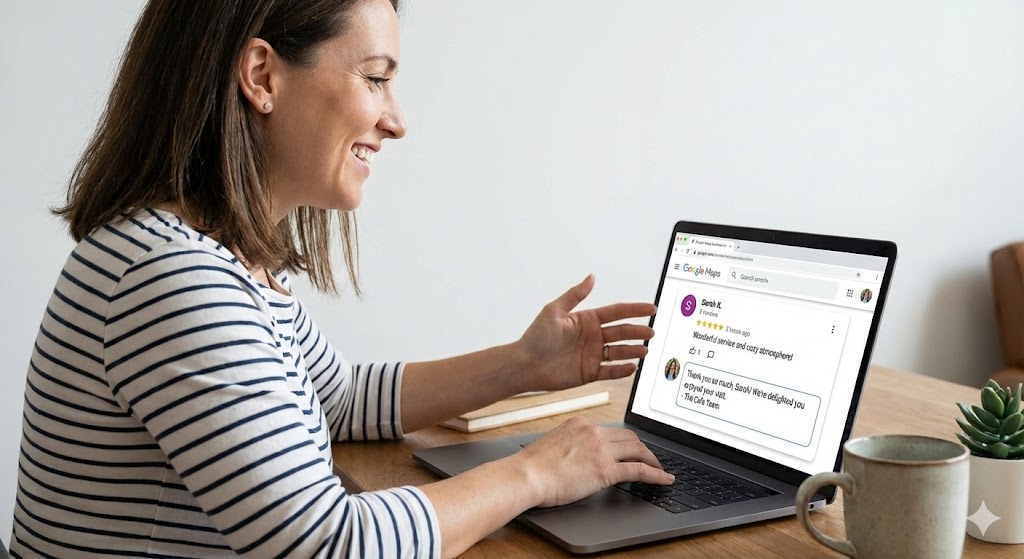 口コミを投稿してくれたお客様には、必ず返信で感謝を伝えましょう