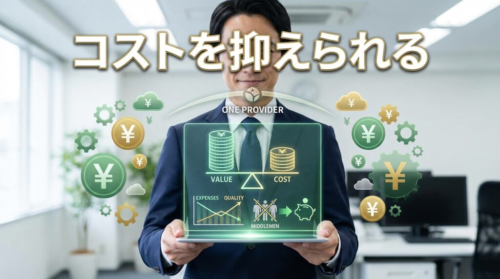 コストが抑えられる